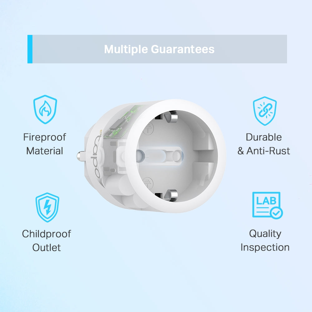 Tapo P115 Mini | WiFi | met stroommeting | 3680W - 16A | Type F (EU)