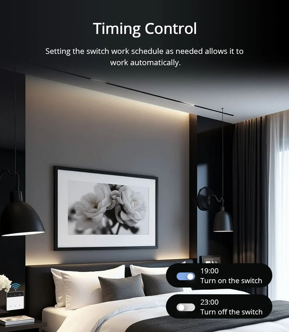 Zemismart ZM206 | Matter WiFi Wandschakelaar met Display