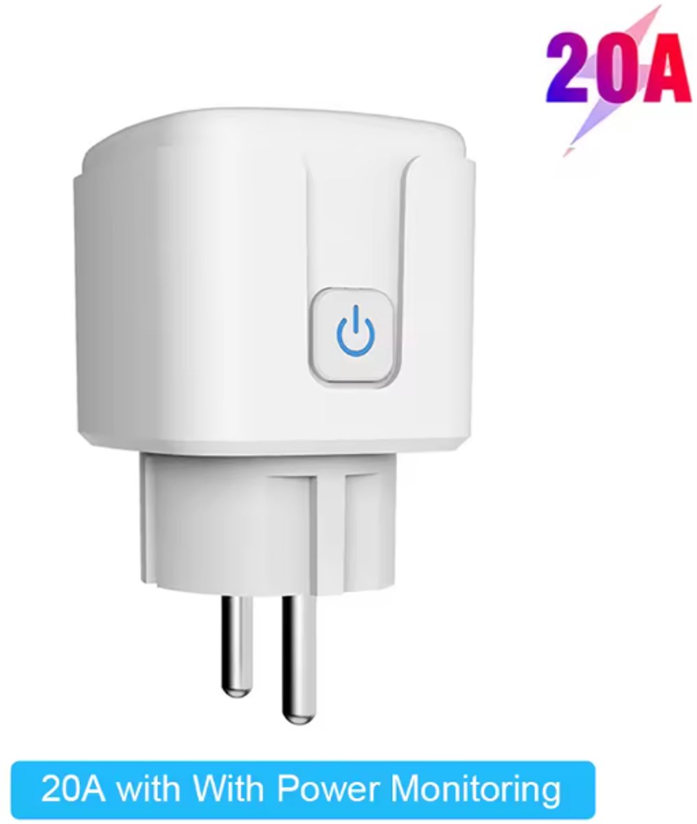 DIYANI Smarte WLAN-Steckdose mit Strommessung | 3690W 20A | Typ F