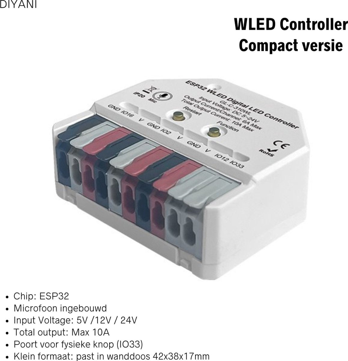 DIYANI | ESP32 WLED Controller
