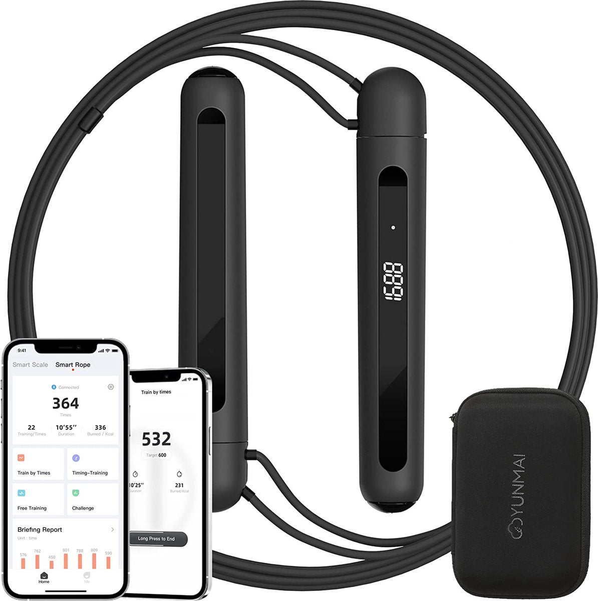 Yunmai Smart Rope | Smart Skipping Rope with App & Counter