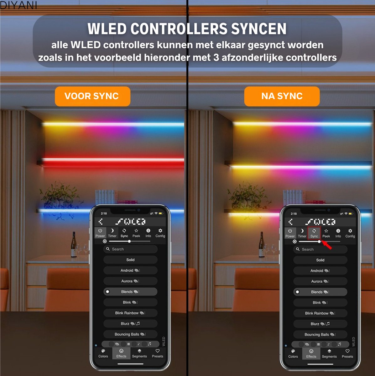 DIYANI | ESP32 WLED Controller