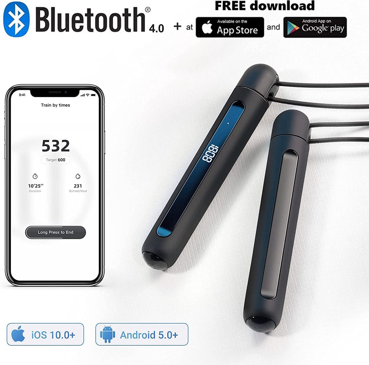 Yunmai Smart Rope | Smart Skipping Rope with App & Counter