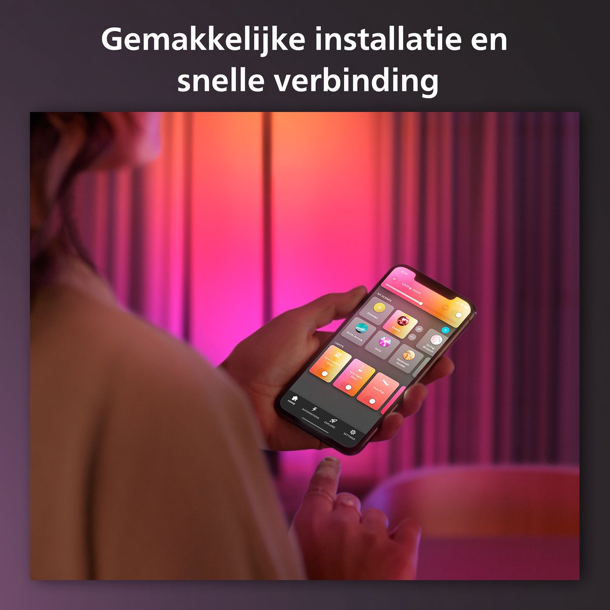 Philips Hue Starter Kit: 3x White & Color Ambiance GU10 + Bridge 2.0