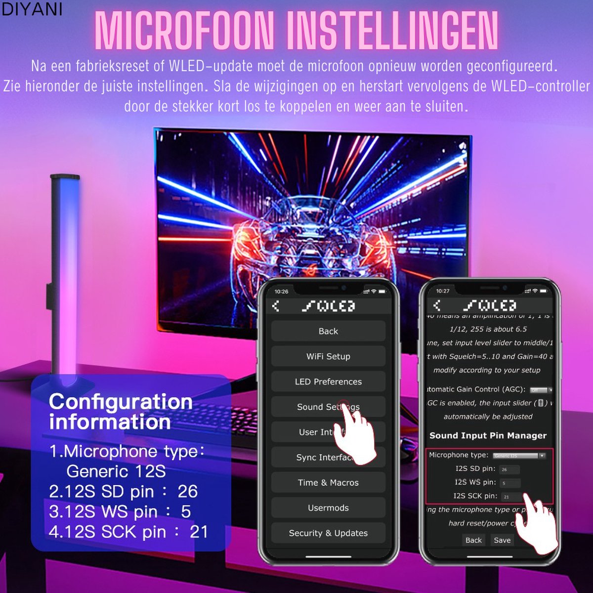 DIYANI | ESP32 WLED Controller