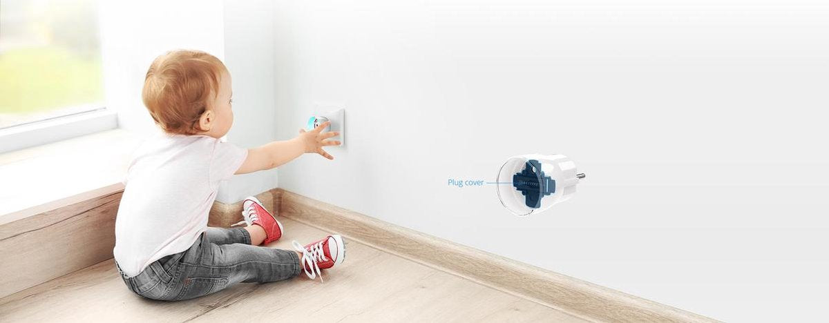 FIBARO Wall Plug | Z-Wave | mit Strommessung | Typ E (BE & FR)