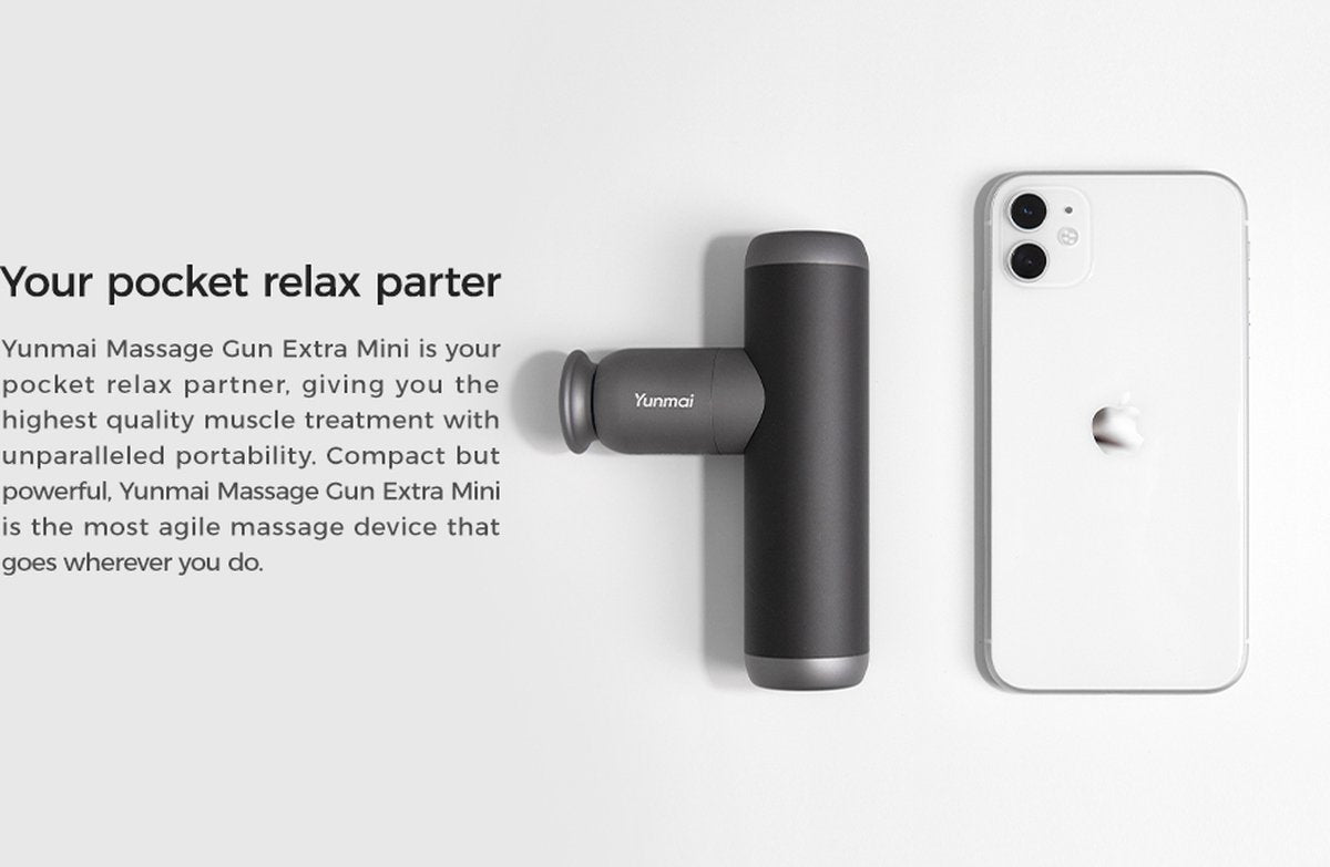 Yunmai Premium Massage Gun Extra Mini - Ultra-compact & Powerful