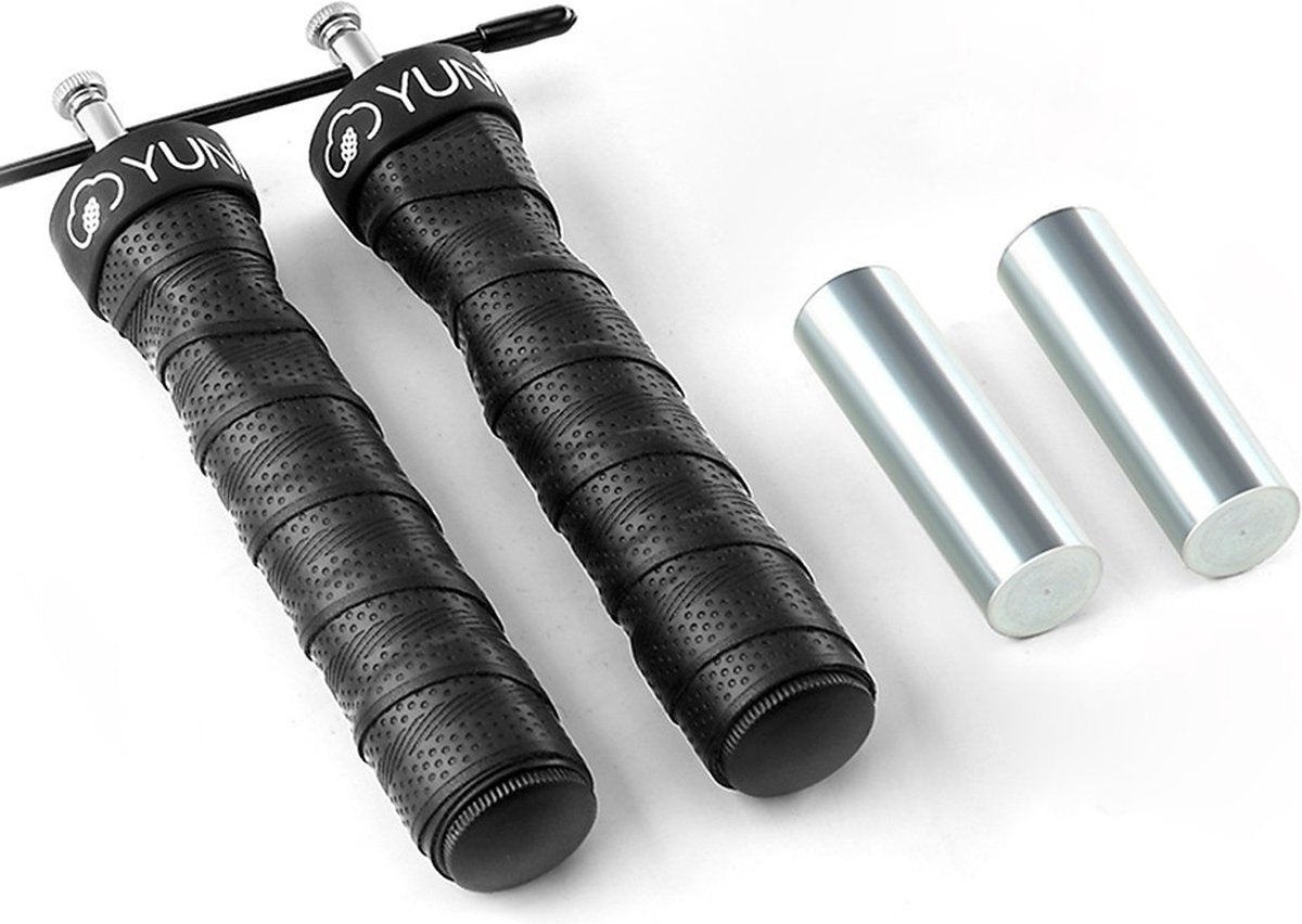 Yunmai Sport Jump Rope | Adjustable Speed Rope with Ball Bearings | With or Without Removable Weights