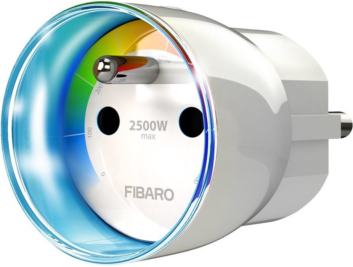 FIBARO Wall Plug | Z-Wave | mit Strommessung | Typ E (BE & FR)