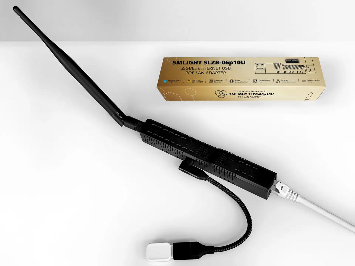 SMLIGHT SLZB-06p10U | Ethernet PoE & Wi-Fi Zigbee 3.0 of Thread Coördinator