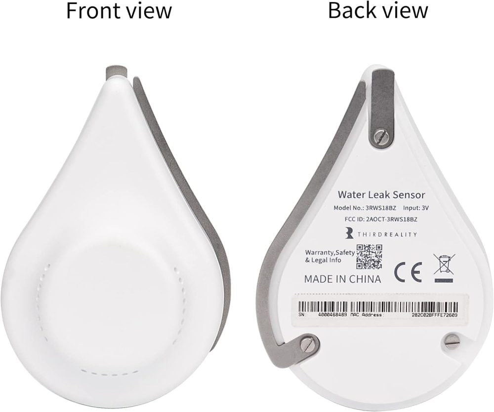 THIRDREALITY Water Leak Sensor – Zigbee Water Leak Sensor