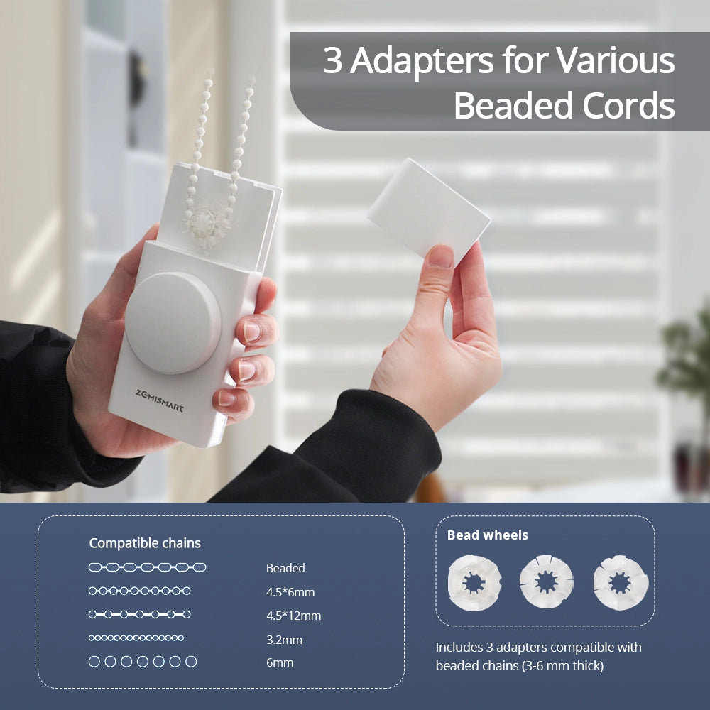 Zemismart MTP1 | Draadloze rolluikmotor (Retrofit) | Matter over Thread