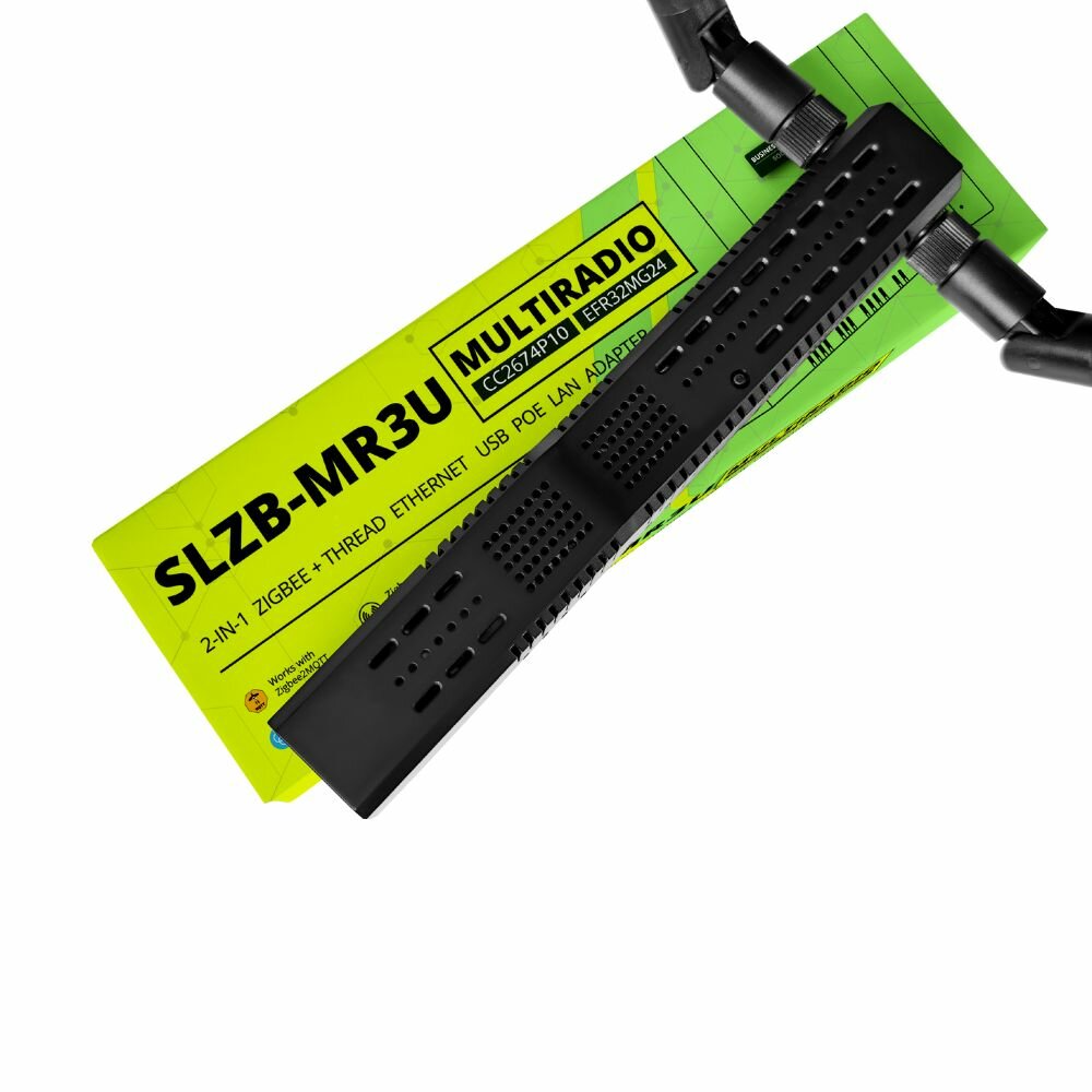 SMLIGHT SLZB-MR3U | Multi-Radio Zigbee 3.0 & Thread Ethernet PoE Coordinator