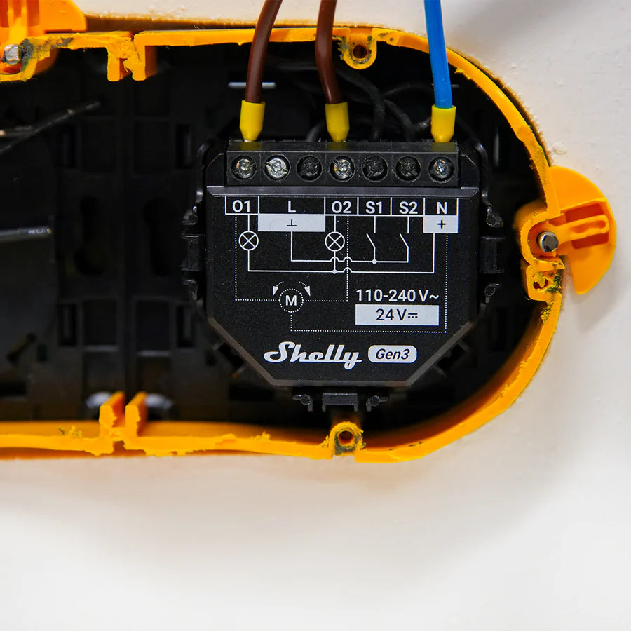 Shelly 2PM Gen3 – Intelligenter Unterputzschalter 2x 16A mit WiFi und Verbrauchsmessung