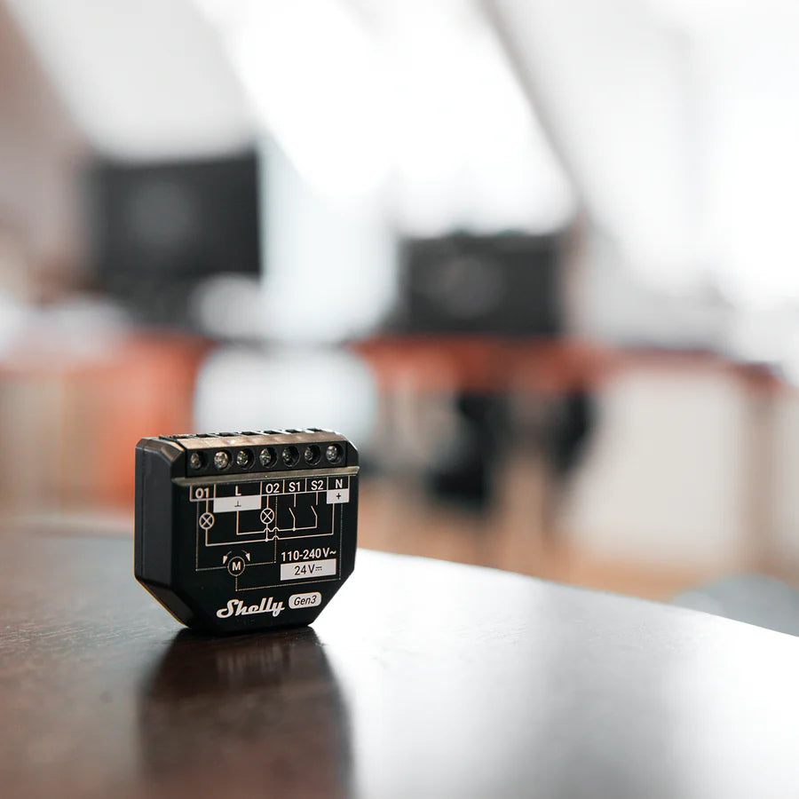 Shelly 2PM Gen3 – Intelligenter Unterputzschalter 2x 16A mit WiFi und Verbrauchsmessung