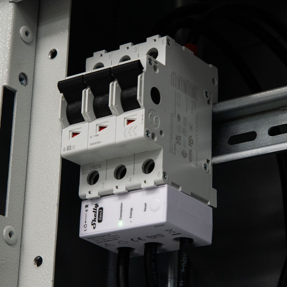 Shelly 3EM 63T | 3-Fase Energiemeter