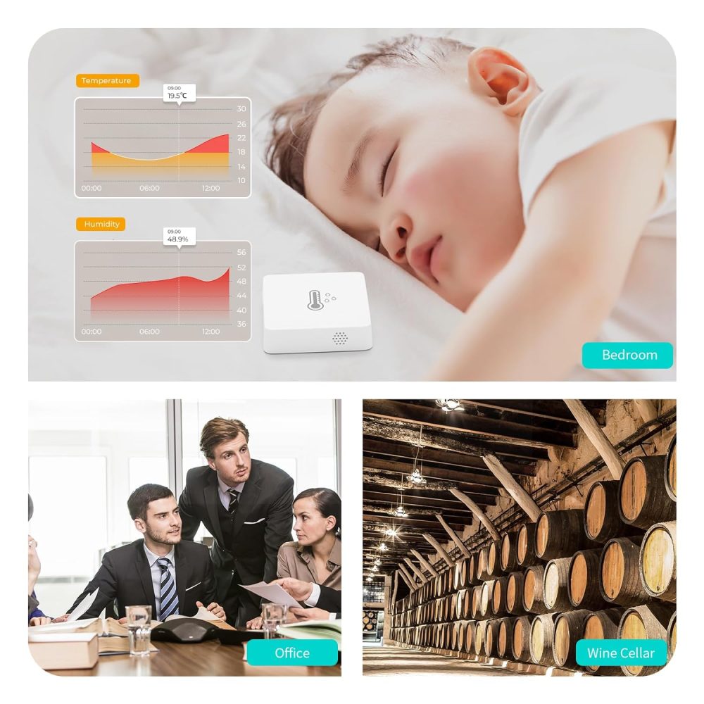 THIRDREALITY Temperature and Humidity Sensor Lite – Zigbee Climate Sensor