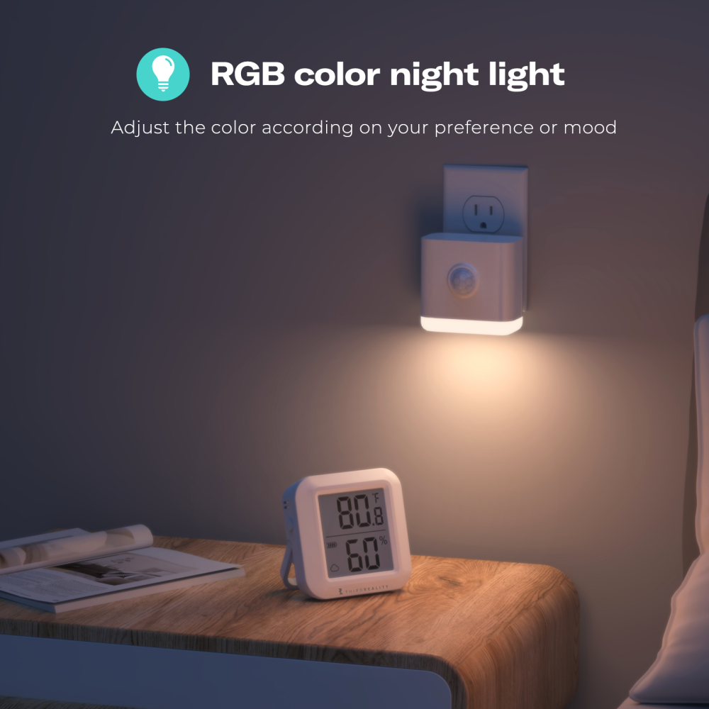 THIRDREALITY Zigbee Night Light – 3-in-1 RGB, Motion & Light Sensor
