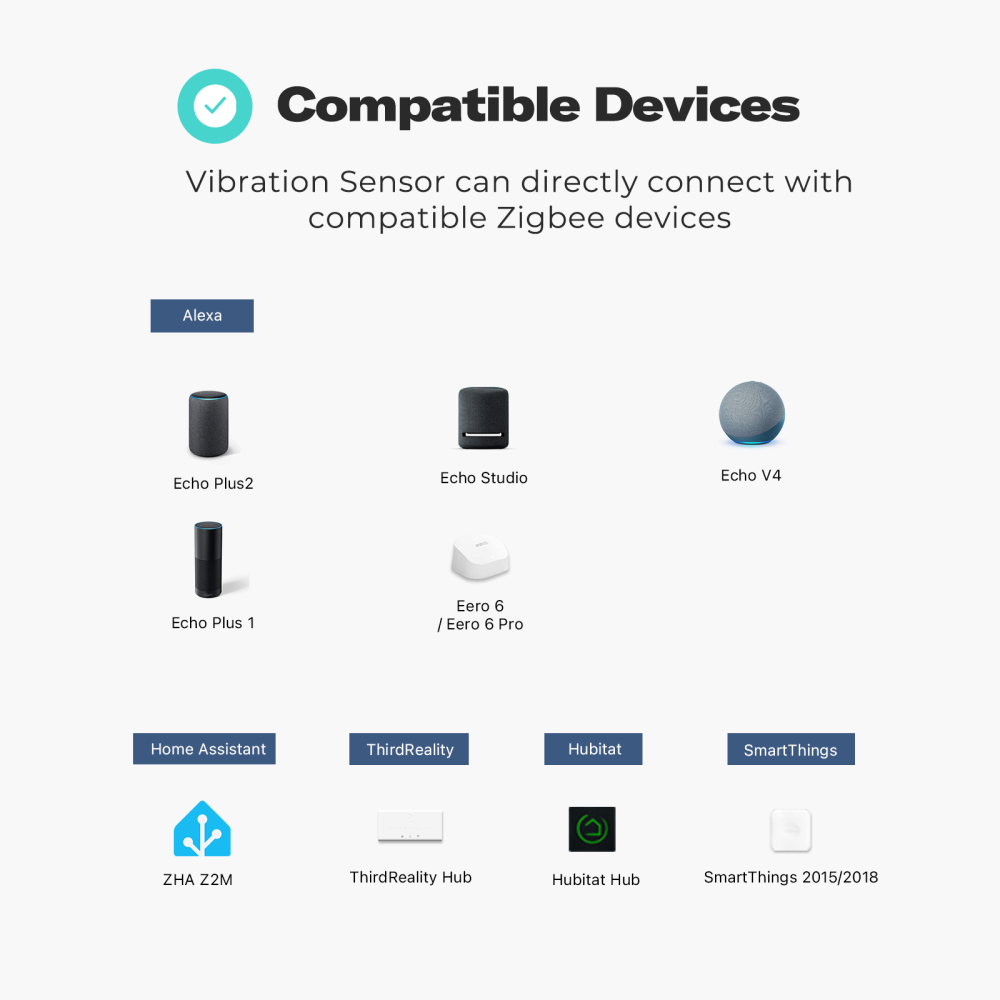 THIRDREALITY Vibration Sensor – Zigbee Vibration Sensor
