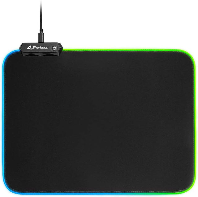 Sharkoon 1337 RGB V2 Gaming Mat Game-muismat Zwart