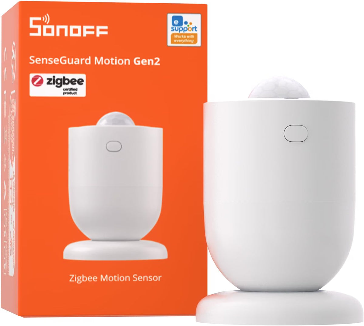 SONOFF SenseGuard SNZB-03PR2 Zigbee Motion Sensor | Gen2 Motion Sensor with Light Sensor