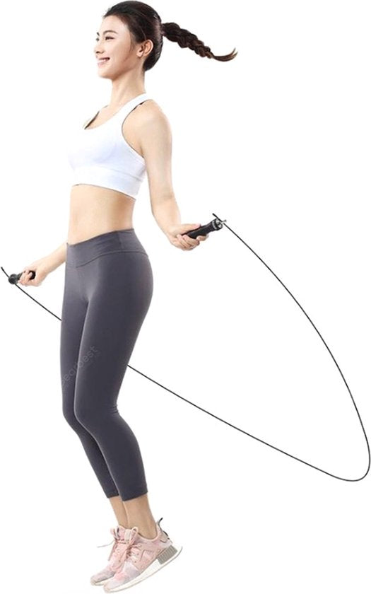 Yunmai Sport Jump Rope | Adjustable Speed Rope with Ball Bearings | With or Without Removable Weights