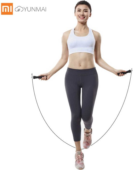 Yunmai Sport Jump Rope | Adjustable Speed Rope with Ball Bearings | With or Without Removable Weights