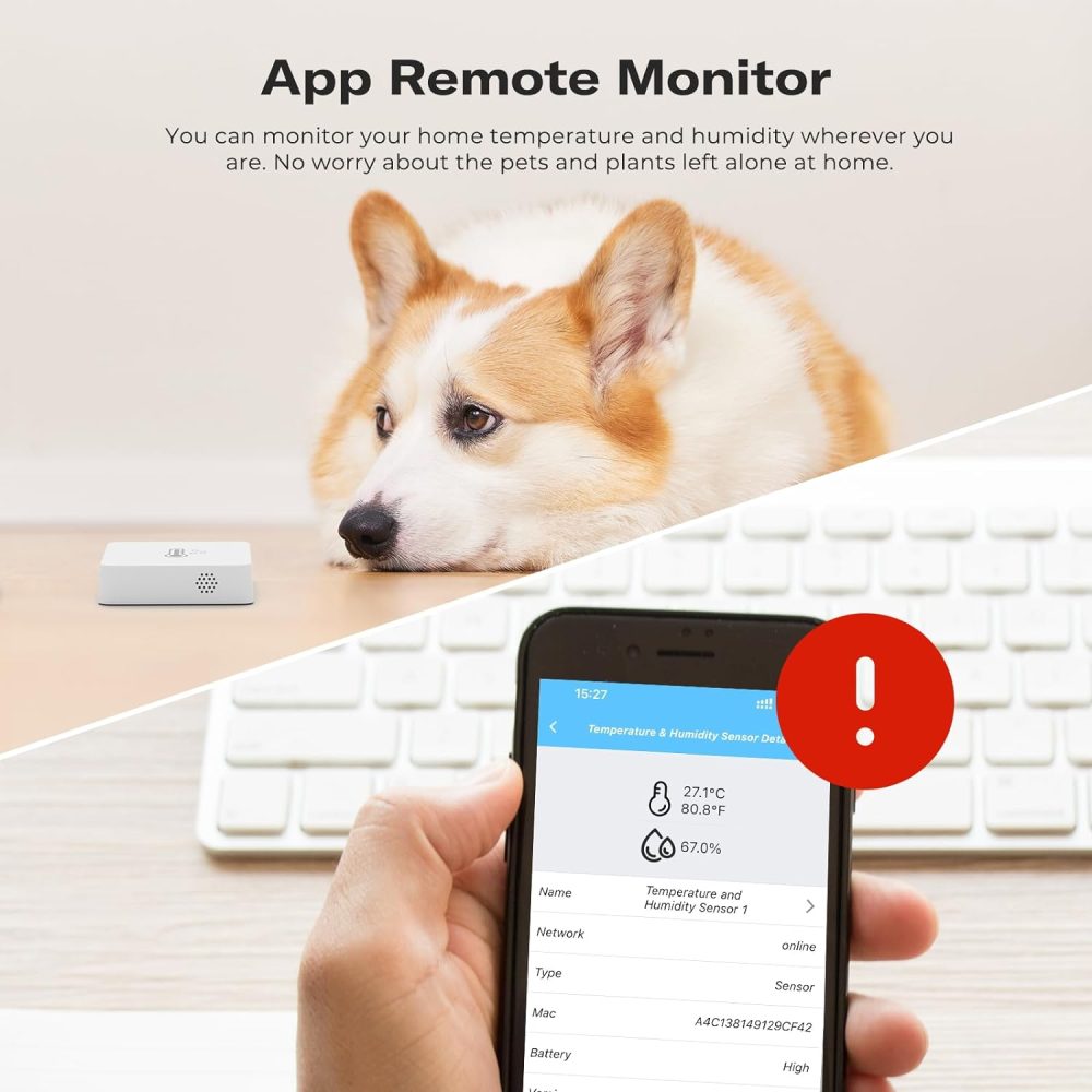 THIRDREALITY Temperature and Humidity Sensor Lite – Zigbee Climate Sensor