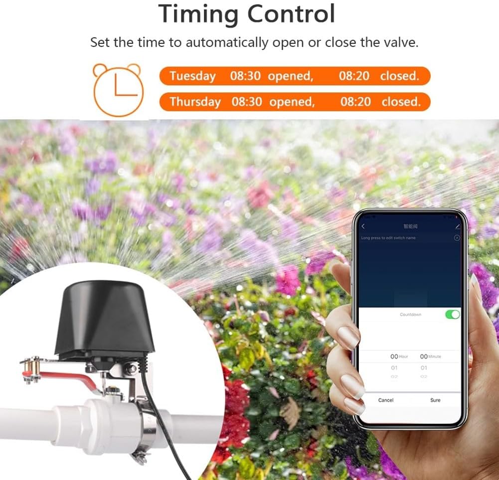 Zigbee Slimme Water- en Gasafsluiter | Automatische Kraancontroller