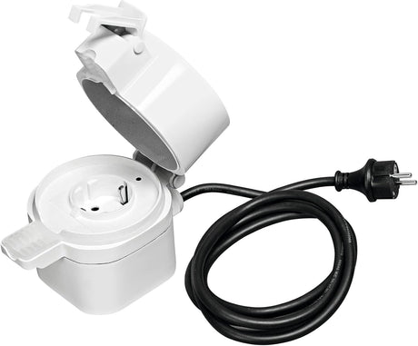 LEDVANCE Smart+ Outdoor Plug, ZigBee schaltbare Steckdose, für die Lichtsteuerung in Ihrem Smart Home, Direkt kompatibel mit Echo Plus und Echo Show (2. Gen.), Kompatibel mit Philips Hue Bridge
