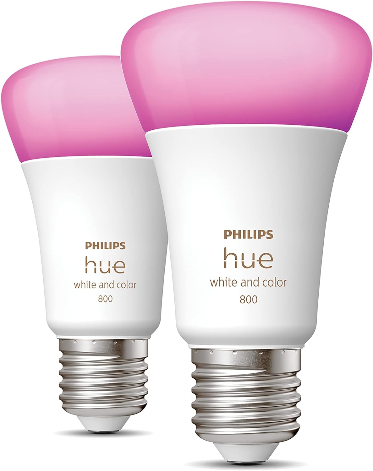 Philips Hue White and Color E27 800lm Duo pack
