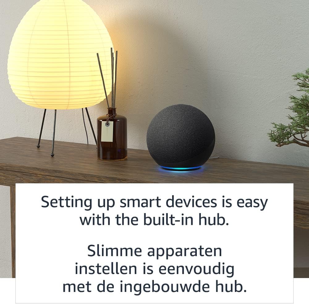 Echo (4e generatie) | Smart Home HUB / Speaker met Zigbee en Alexa