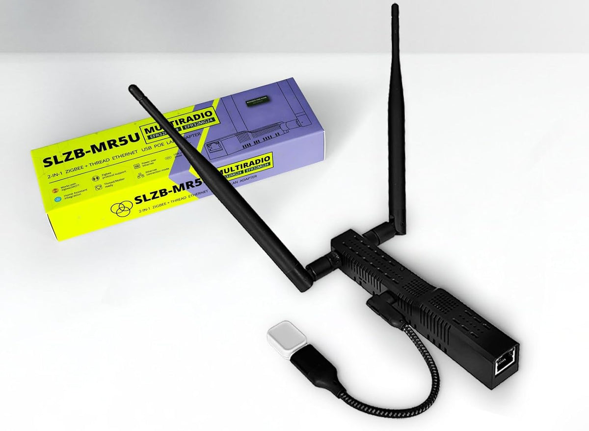 SMLIGHT SLZB-MR5U | Dual EFR32MG24 Multi-Radio Zigbee 3.0 & Thread Coördinator
