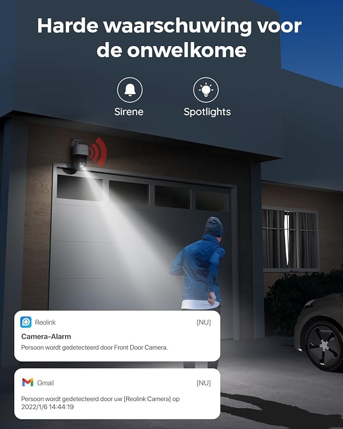 Reolink TrackMix PoE 4K Dual-Lens PTZ Camera met Motion Tracking