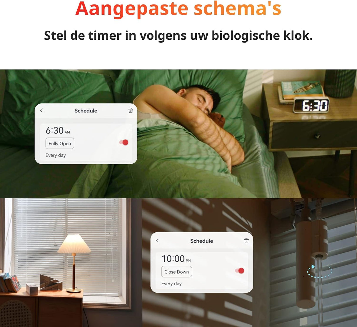 SwitchBot Blind Tilt met Zonnepaneel | Automatische Jaloeziebediening