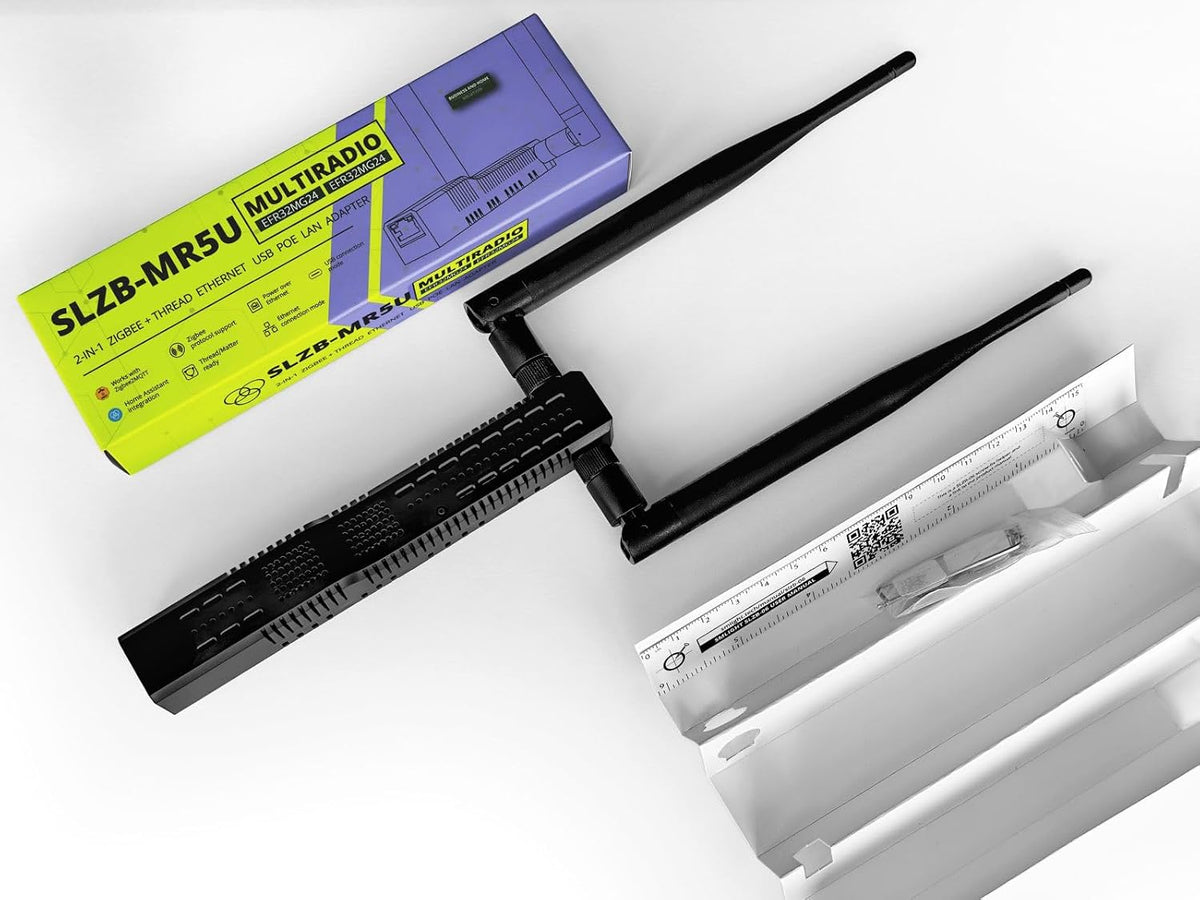 SMLIGHT SLZB-MR5U | Dual EFR32MG24 Multi-Radio Zigbee 3.0 & Thread Coördinator
