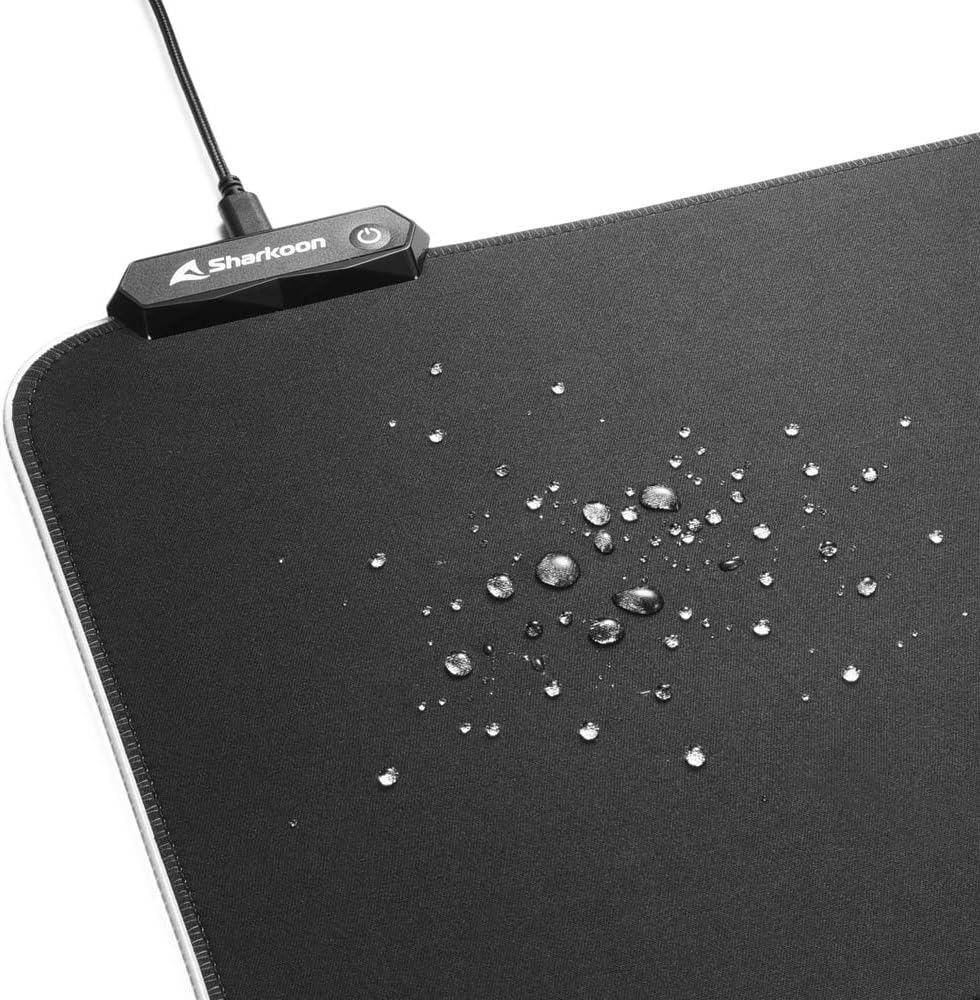 Sharkoon 1337 RGB V2 Gaming Mat Game-muismat Zwart