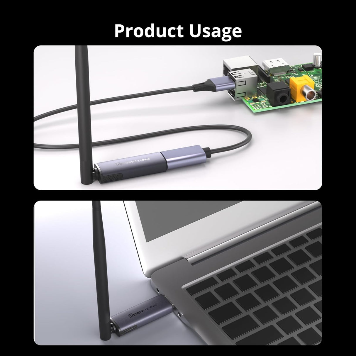 SONOFF Dongle-PZG23 – Z-Wave 800 USB Coördinator