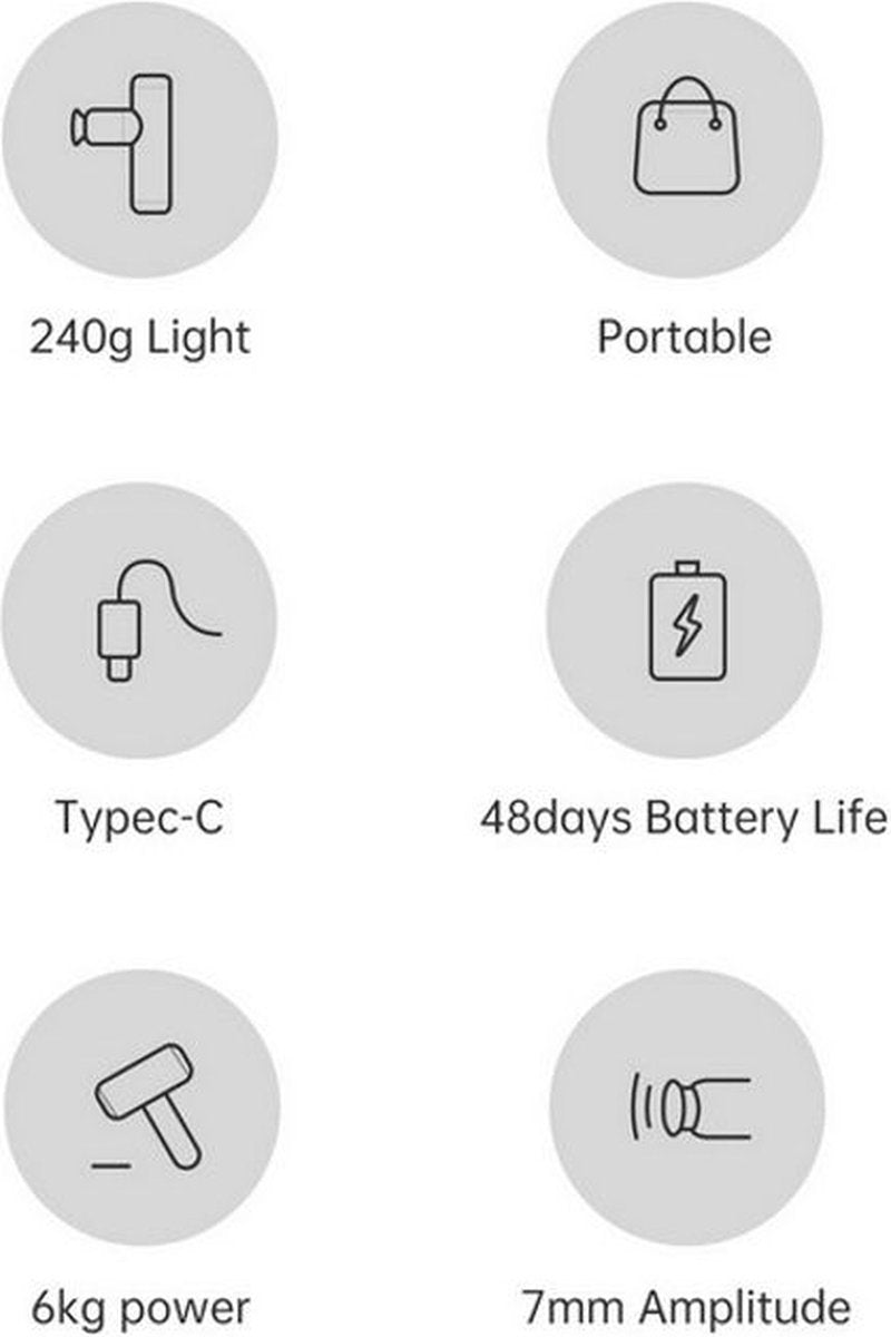 Yunmai Premium Massage Gun Extra Mini - Ultra-compact & Powerful