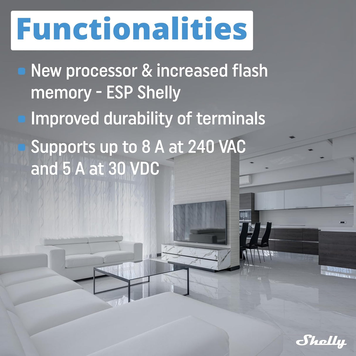 Shelly 1 Mini Gen3 | WiFi Smart Relay (1 Channel, 8A)