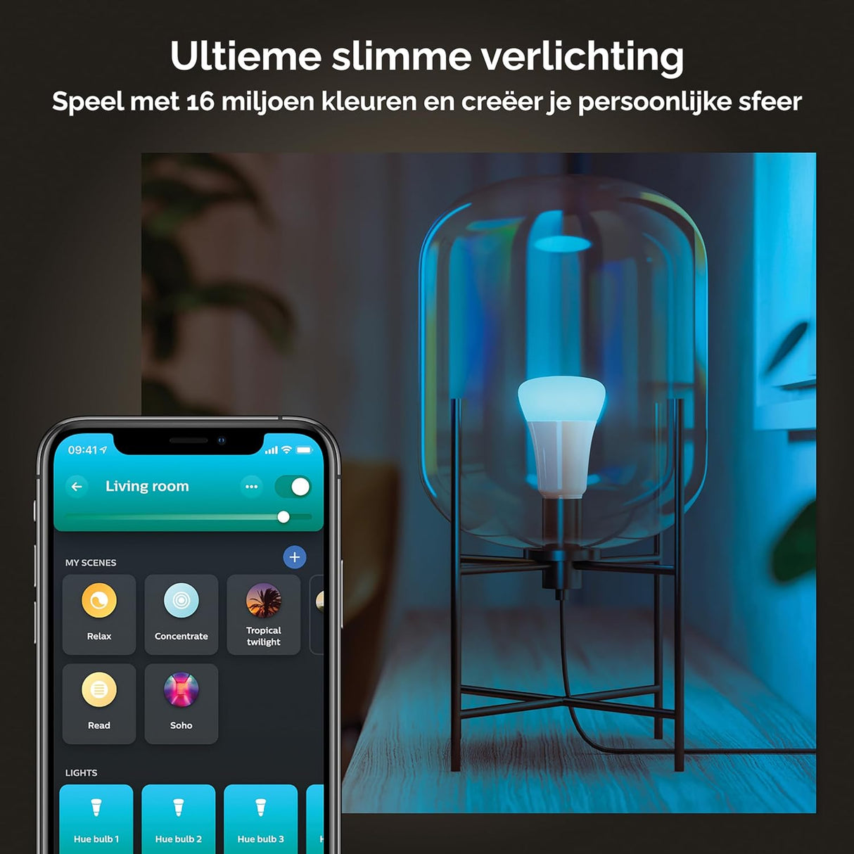 Philips Hue White and Color E27 800lm Duo pack