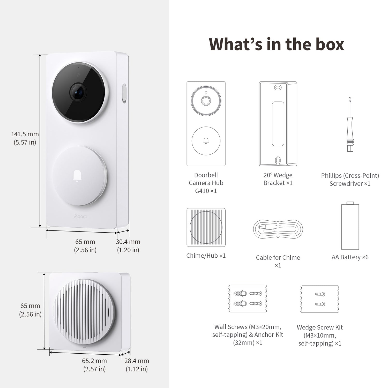 Aqara Doorbell Camera Hub G410 Select