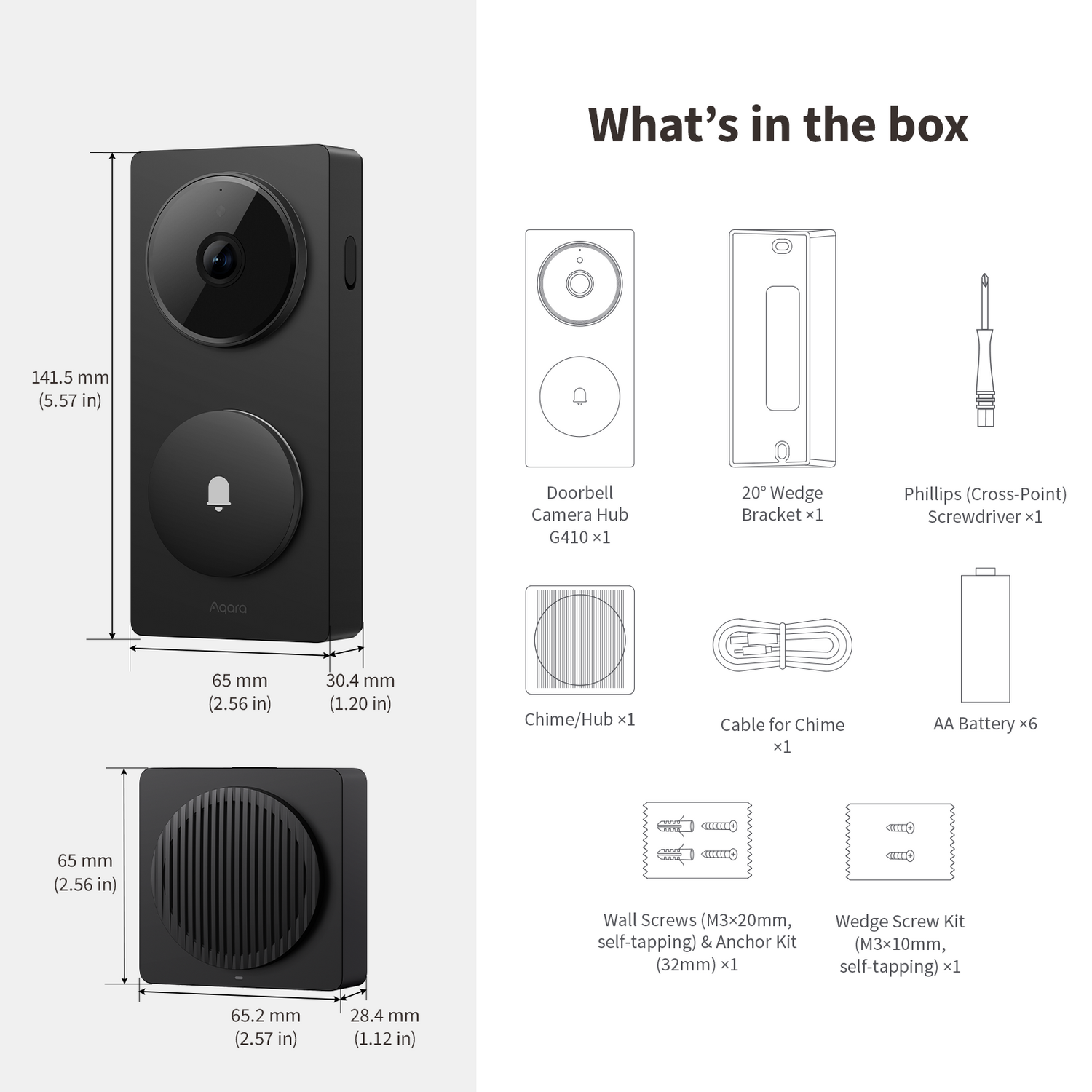 Aqara Doorbell Camera Hub G410 Select