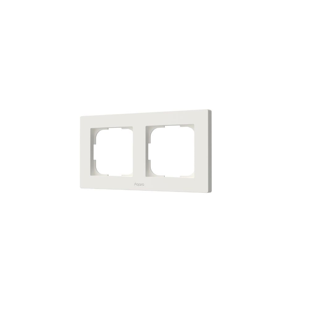 Aqara Switch Frame H2 EU 2-gang | Afdekraam voor H2 schakelaars