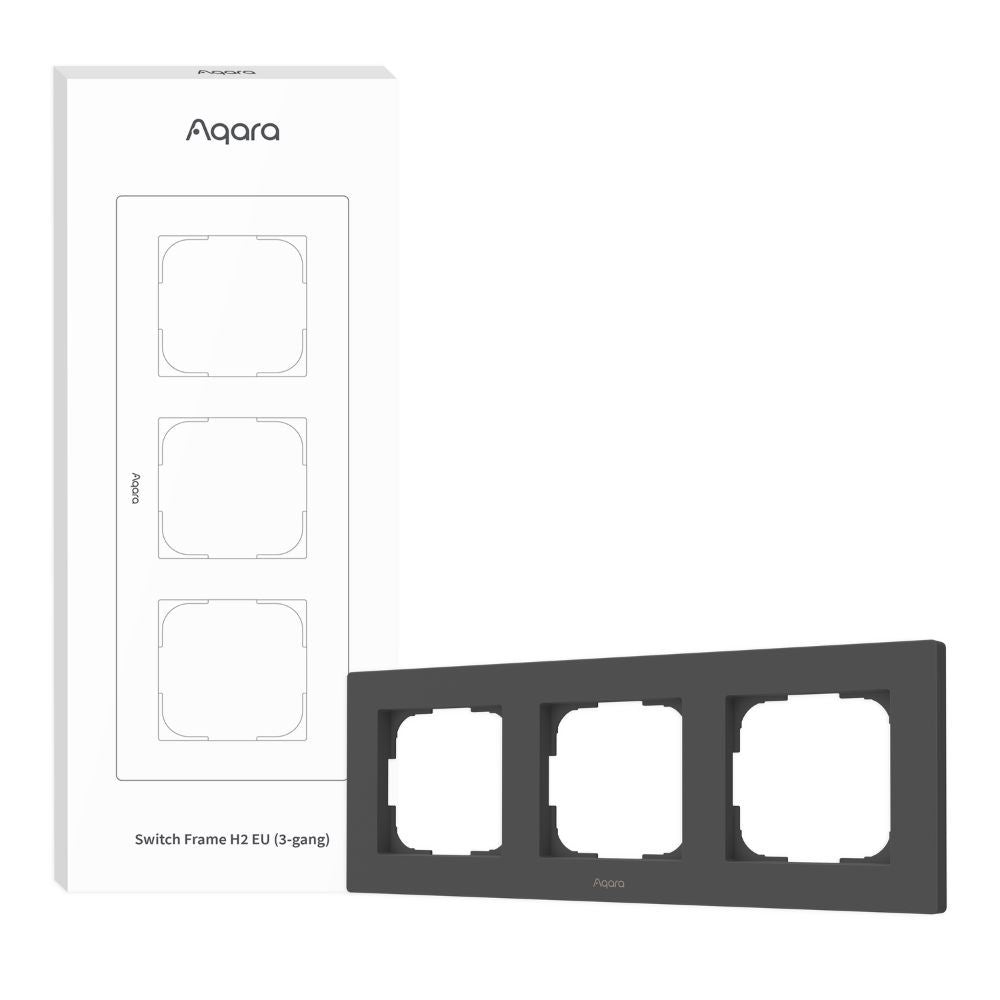 Aqara Switch Frame H2 EU 3-gang – Afdekraam voor drie H2 schakelaars