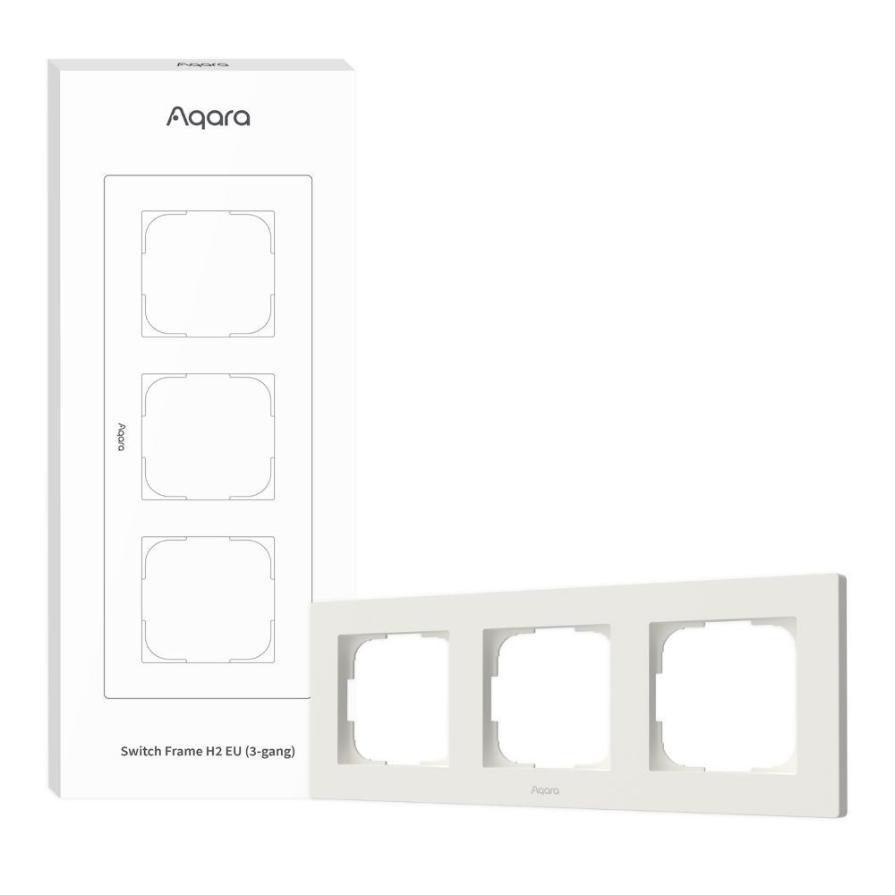 Aqara Switch Frame H2 EU 3-gang – Afdekraam voor drie H2 schakelaars