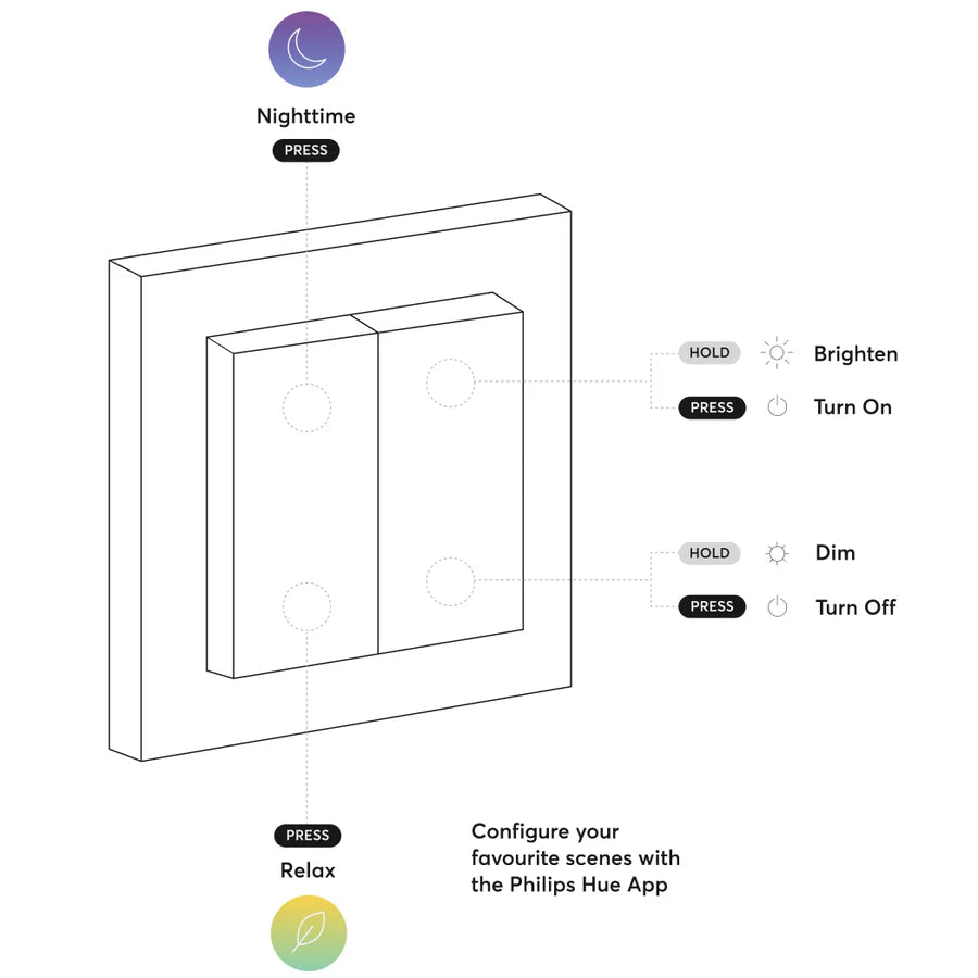 Senic Gira Friends of Hue Switch