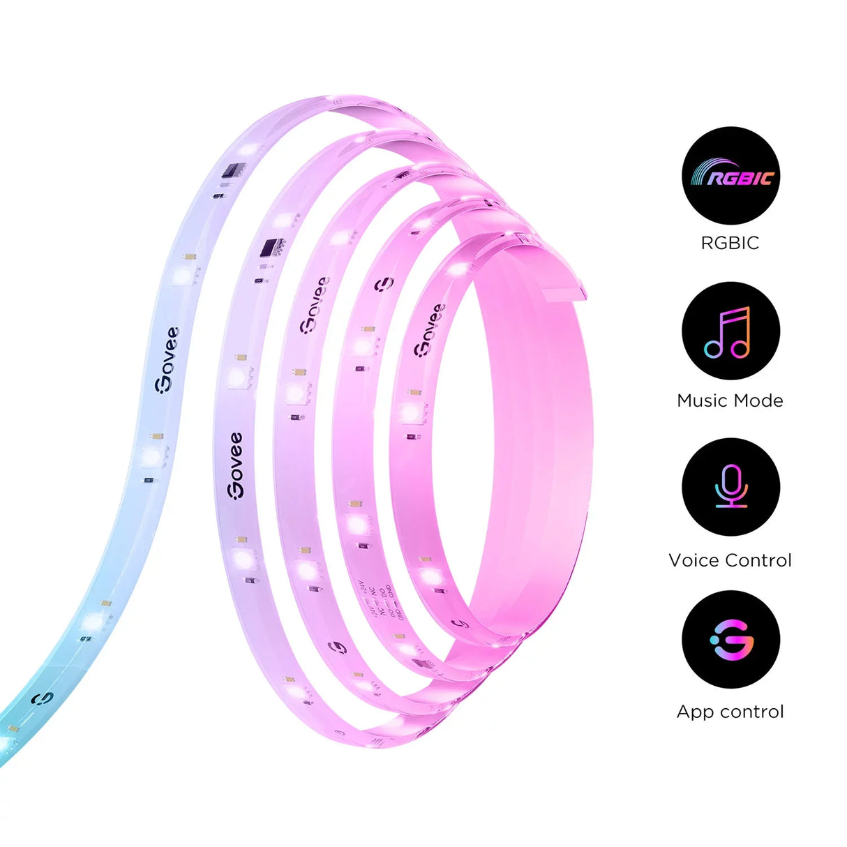 Govee Strip Light S LED Strip 5 Meter | RGBIC, Matter ondersteuning & Hogere Lichtopbrengst