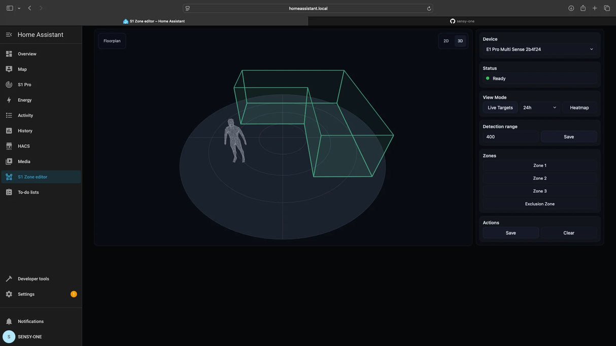 Sensy-One S1 Pro Multi Sense mmWave Multisensor | LD2450