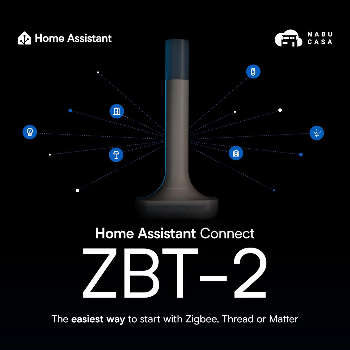 Home Assistant Connect ZBT-2 – Powerful Zigbee & Thread USB adapter with MG24 chip